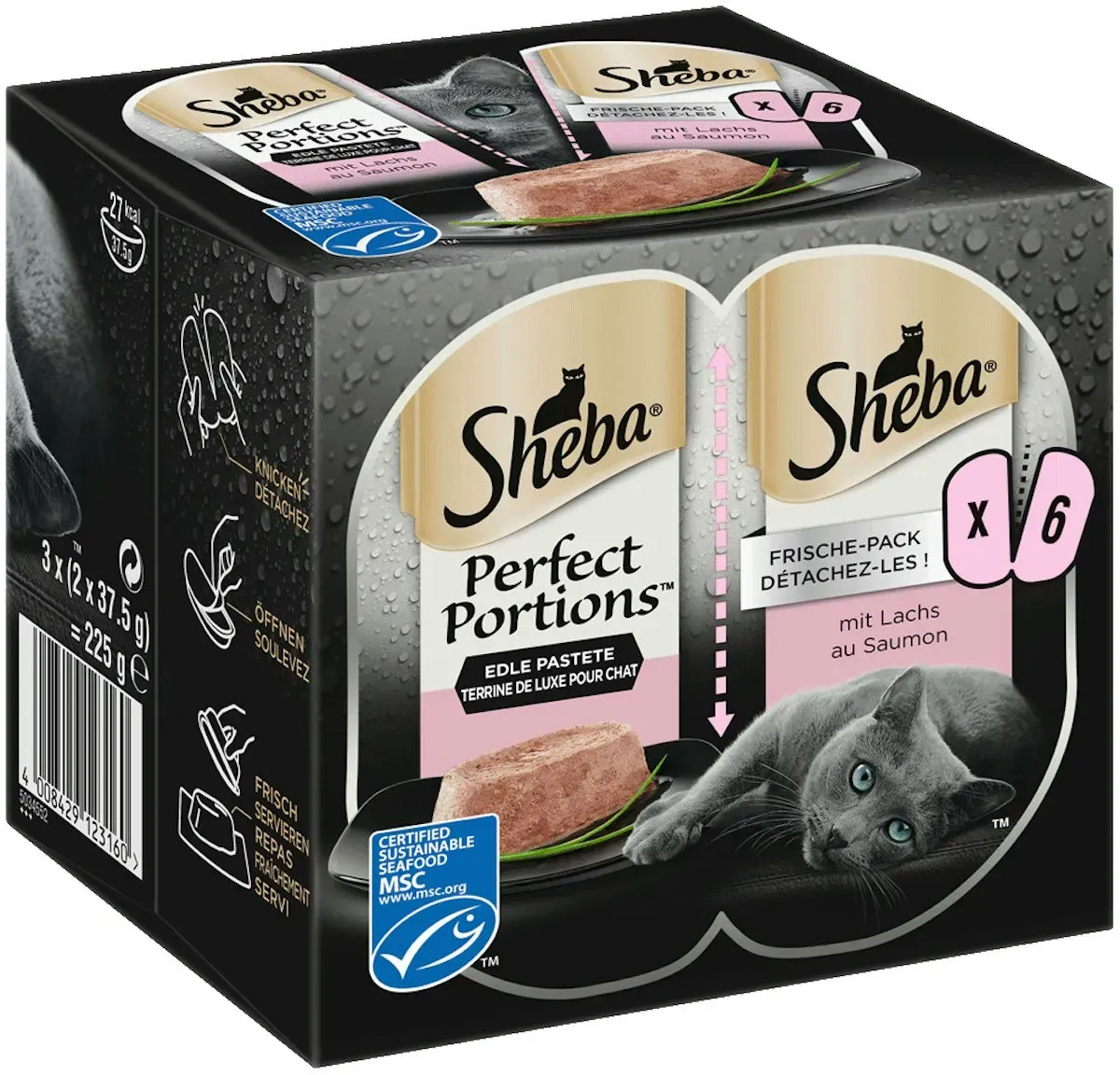 Sheba Perfect Portions 6x37,5 Gramm Katzennassfutter