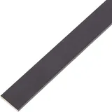 GAH Alberts Flachstange - 20 x 2 / 1000 / schwarz eloxiert