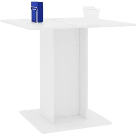 vidaXL Esstisch 80 x 75 x 80 cm weiß