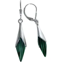 VIVANCE Ohrhänger VIVANCE Malachit weiß 925/- Sterling Silber one-size