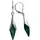 VIVANCE Ohrhänger VIVANCE Malachit weiß 925/- Sterling Silber one-size