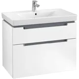 Villeroy & Boch Waschtischunterschrank 2 Auszüge 78,7 x 59,0 x 44,9 cm Weiß Matt