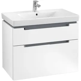 Villeroy & Boch Waschtischunterschrank 2 Auszüge 78,7 x 59,0 x 44,9 cm Weiß Matt