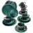 Mambocat Reactive Glaze Green Kaffeeservice 18-tlg. mintgrün
