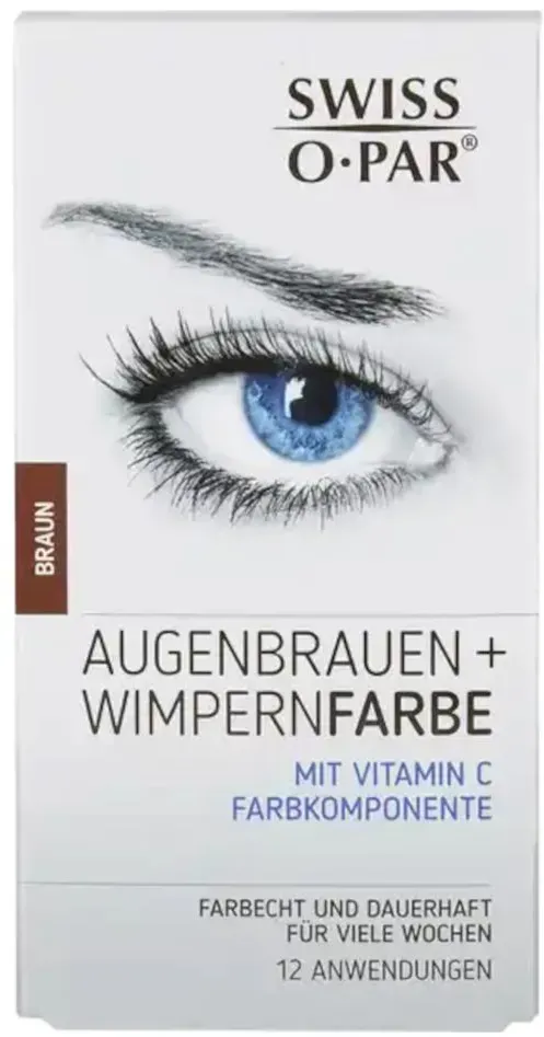 Swiss-o-Par Augenbrauen + Wimpernfarbe braun