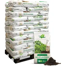 Tommi Paligo - Tommi Pflanzerde 70l x 36 Sack 2520l Palette Erde Blumenerde Universalerde Gartenerde Kultursubstrat Gärtner Qualität Torfreduziert Für Garten Balkon Zimmerpflanzen
