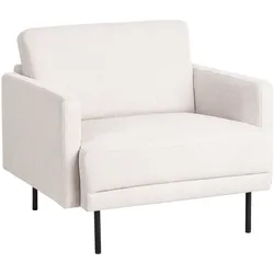 Sessel BREDA Stoff Hellbeige
