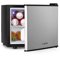 Mini Kühlschrank klein 17l leise  Flaschenkühlschrank Getränkekühlschrank silber