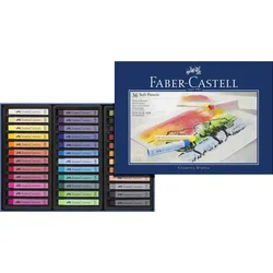FABER-CASTELL Pastellkreide Mehrfarbig