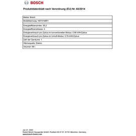 Bosch HEF010BR1