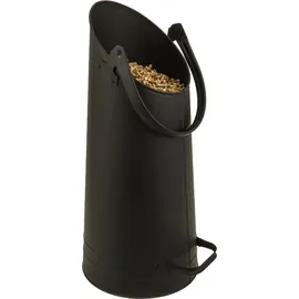 Valo Pelletbehälter Stahlblech 21,5 x 23 x 51 cm Schwarz