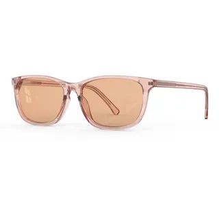 Bloomoak FL Rose Tinted Migräne Brille, Blaulichtfilter Brille Damen, Lichtempfindlichkeit Linderung Brille für fluoreszierende LED-Blende, Photophobie, Augenbelastung | Kleines Gesicht - S