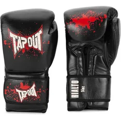 TAPOUT Boxhandschuhe aus Leder (1 Paar) RIALTO SCHWARZ|SCHWARZ 12 OZ