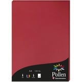 Clairefontaine 4212C Packung mit 50 Karten Pollen 120g, DIN A4, 21 x 29,7cm, Kirschrot