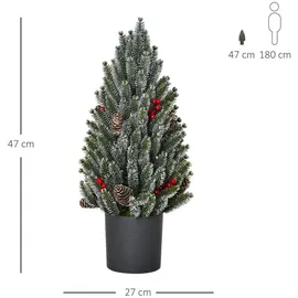 Homcom Künstlicher Weihnachtsbaum Grün 47 cm