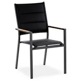 Niehoff Nantes Hochlehner 56 x 64 x 95 cm schwarz