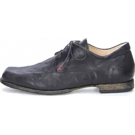 THINK! GURU chromfrei gegerbte nachhaltige Halbschuhe, schwarz 0010