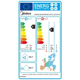 Midea Klimaanlage Xtreme Save Pro Multisplit Set mit 2 Innengeräten 2 x 3,5 kW