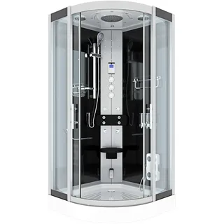 AcquaVapore Dampfdusche Duschtempel Sauna Dusche Duschkabine D46-03T3 80x80