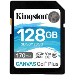 Kingston Canvas Go! Plus R170/W90 SDXC 128GB