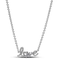 Pandora Funkelnde Handgeschriebene Liebe Silber