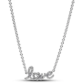 Pandora Funkelnde Handgeschriebene Liebe Silber