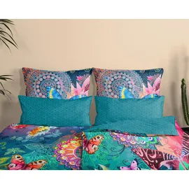 HIP Parada Schmetterling/Mandala Mehrfarbig 200 x 200 cm + 2 x 80 x 80 cm