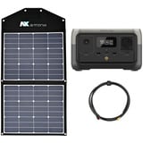 ECOFLOW River 2 0% MwSt §12 III UstG 256Wh Portable Powerstation mit 90W Solarmo...