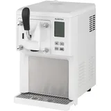 Klarstein Sweet Sundae Eiscrememaschine, 1,5 Liter, mitselbstkühlendem Kompressor, 200 Watt, Ausgabesystem, 3 StundenAuto-Kühlhaltefunktion, Reinigungsautomatik, Edelstahl, weiß