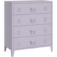 [en.casa] Hämeenlinna Schubladenschrank 80 x 40 x 92 Lila