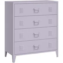 [en.casa] Hämeenlinna Schubladenschrank 80 x 40 x 92 Lila