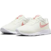 Nike Tanjun GO (GS) Sneaker, Summit White/RED Stardust-RED STARD, 38 EU