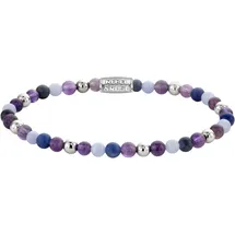 Rebel & Rose Are Violets Blue Edelstahl Damenarmband RR-40102-S-XS blau