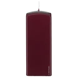 Kopschitz Kerzen Kerzen Quadratische Kerzen (Quader Kerzen) Bordeaux, 150 x 70 x 70 mm, 4 Stück
