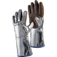 Jutec Hitzesch.handsch.5-Finger Universal natur/silber Sebatanled.alumin.Preox-Aramid