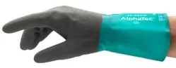 Ansell AlphaTec® 58-535B Handschuh, PSA Kategorie 3, grau 58-435-7 , 1 Packung = 6 Paar, Größe 7