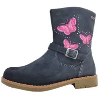 Lurchi Fara Kinderschuhe Mädchen Stiefel Reißverschluss Blau Freizeit, Schuhgröße:31