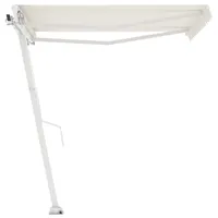 VidaXL Standmarkise Manuell Einziehbar 350x250 cm Creme