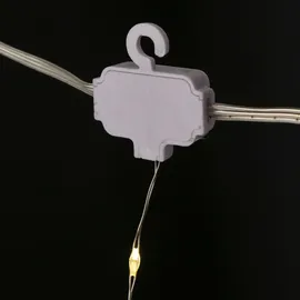 MARELIDA LED Lichtervorhang Draht 40 Stränge 3,9x2m Außen Weihnachten