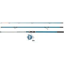 Mitchell Neuron SW II Surf-Ruten- und Rollen-Kombination | Salzwasser-Surf-Angel-Set | 1+1-Lager-Rolle | Graphitkörper | Vorbespult und fischfertig | 8000 | 4,50 m | 100–200 g