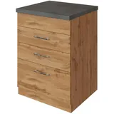 Held Geräteumbauschrank Eiche 60 x 85 x 60 cm Eichefarben