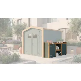 Weka Killarney Pflanztisch 300 cm Grau-Grün/Eiche
