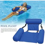 Aufblasbares Wasserbett, 4-in-1-wasserhängematte, Luftmatratze Für Den Poolbereich, Aufblasbare Poolhängematte Für Erwachsene Und Kinder (blau) - A