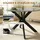 Homcom Esszimmertisch 110 x 76 cm grau