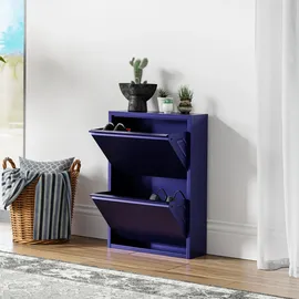 [en.casa] Sokndal 50 x 71 x 15 cm blau / blau
