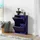 [en.casa] Sokndal 50 x 71 x 15 cm blau / blau