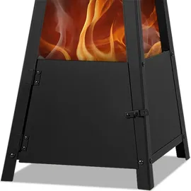 Gardebruk Feuerschale Feuerstelle Ø 102 cm Schwarz