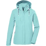KILLTEC Damen Funktionsjacke wasserdicht/Outdoorjacke mit abzippbarer Kapuze KOS 61 WMN JCKT, hellaqua, 36,