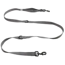 Duvo+ Hundeleine EXPLOR Ultimate Fit Safety silver reflective Maße: 220 cm / 25 mm