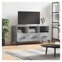 Furnicato TV-Schrank Betongrau 102x36x50 cm Holzwerkstoff